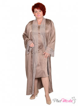 Халат Модель №1589 размеры 44-84 - Plusmoda фото 5