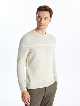 Bisiklet Yaka Erkek Triko Kazak