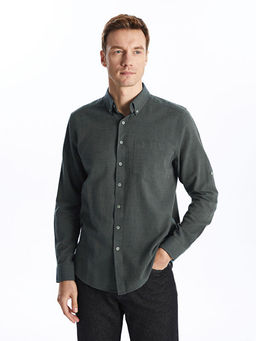 Regular Fit Uzun Kollu Arm?rl? Erkek G?mlek