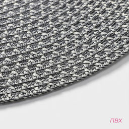 Набор салфеток сервировочных на стол Доляна Рэй, 4 шт, d=38 см, цвет серый  фото 9