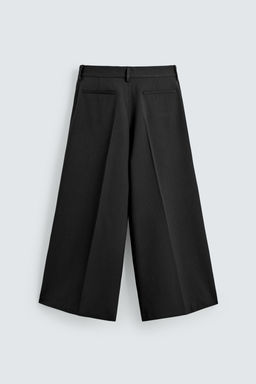 WIDE-LEG PLEATED TROUSERS - Zara фото 8