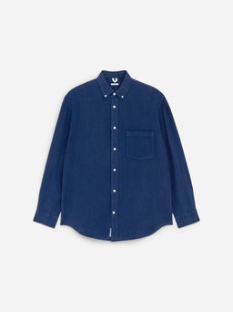 Camisa de lino holgada - H&m фото 3