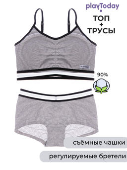 PlayToday / Комплект для девочки: топ, трусы