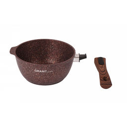 ///ЛА_АП_Ковш 2,2л GRANIT ULTRA со съемной ручкой, стекл кр, арт. кга0225а