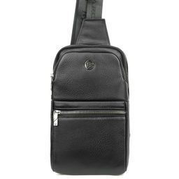 Мужская кожаная сумка-слинг