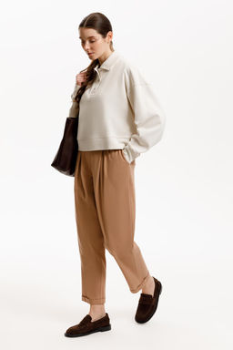 ЕВТ 4132/охра коричневая брюки жен