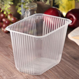 Цена за 100 шт. Контейнер одноразовый «Юпласт», пластик, 2 л, 18.6×13.2×13 см, прозрачный