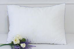 Подушка "Лебяжий пух"  поплин, 600гр пакет, скрутка(Н)