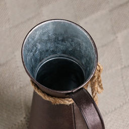 Фигурное кашпо для цветов «Кувшин Ноель», 8×20 см, металл, МИКС