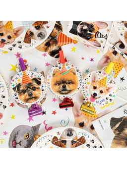 Цена за 2 шт. Карнавальные язычки гудки "Собачки" 11 см, 6 шт. в упак.