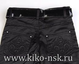 2832Y-5 Брюки школьные для девочки на флисе KANDY - Kiko фото 5