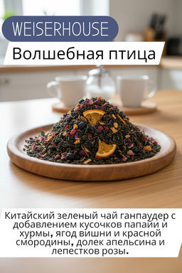 Волшебная птица . Зеленый Ароматизированный