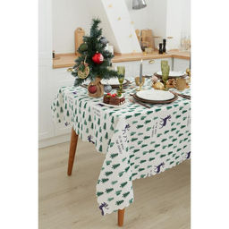Скатерть Доляна Елочки 145х2003см,100%пэ, рогожка 130 гр/м  фото 8