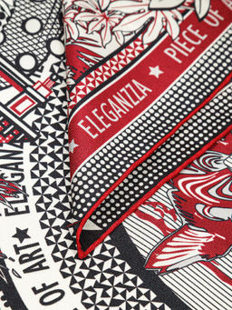 Платок жен. шелк 90х90 E04-8376-07 - Eleganzza фото 6