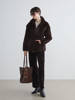 Dik Yaka Kad?n Pel?? Mont