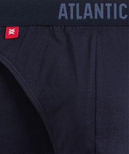 ATLANTIC 5SMP-004 Трусы спорт Solid - набор 5 шт. светло-зеленый + темно-синий + светло-голубой + индиго + темно-голубой  фото 4