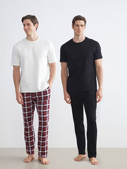Standart Kal?p Erkek Pijama Alt 2li