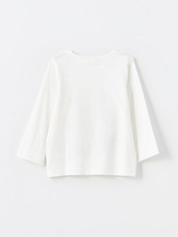 Bisiklet Yaka Uzun Kollu Bambi Bask?l? K?z Bebek Pijama Tak?m