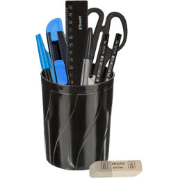 Набор настольный Attache Economy 9 предметов черный, Россия  фото 2