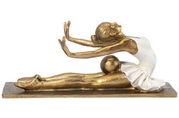 Статуэтка 22*8*9,5 см Гимнастка с мячом, золото - Elan gallery фото 4