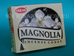 Благовония конусы HEM Magnolia Магнолия уп-12шт
