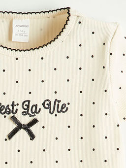 Bisiklet Yaka K?z ?ocuk Ti??rt