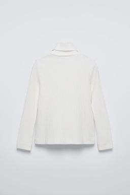 TURTLENECK RIBBED SWEATER - Zara фото 5