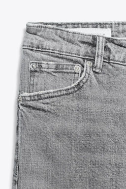TRF HIGH-WAIST STRAIGHT LEG JEANS - Zara фото 9