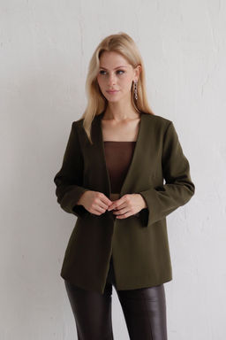 Двубортный жакет без лацканов - Martichelli фото 17