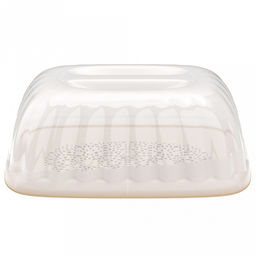 Хлебница 40,6х26,6х16,7см, с вкладышем-сушилкой, прозрачная крышка, полипропилен (Россия)