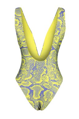 Hayvan Desenli Derin Dekolteli Normal Paca Mayo TBESS23MA00369