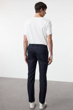 TRENDYOL MAN Siyah Slim Fit Beli Baglama Detayl? Lastikli Kumas Dokuma Pantolon TMNAW25PL00029 - Trendyolmilla фото 5