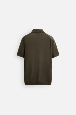 KNIT COTTON - SILK POLO SHIRT - Zara фото 16