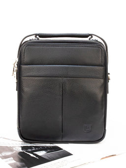 LACCOMA сумка 5512-4-черный натуральная кожа