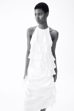 Falda midi escalonada - H&m фото 2