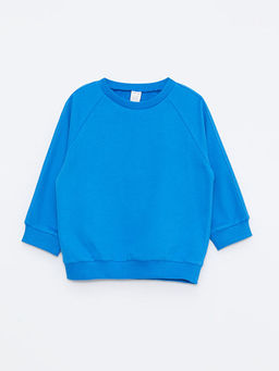 Bisiklet Yaka Uzun Kollu Basic Erkek Bebek Sweasthirt ve E?ofman Alt 2li Tak?m - Waikiki фото 2