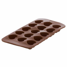 52278 GIPFEL Форма для отливки шоколадных фигур DELIZIA 15 ячеек в форме сердца, 21х10,5х2см - Werner фото 2