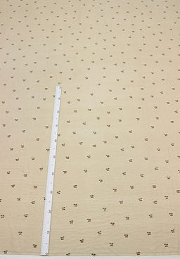 Муслин Премиум двухслойный гладкий Сладкие вишенки, ш.2.5м, хлопок-100%, 130гр/м.кв - Купава фото 5