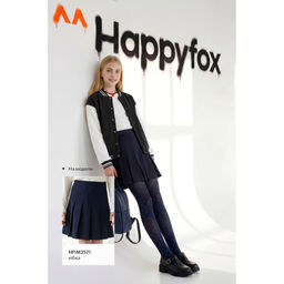 Куртка-бомбер школьная с начесом Happyfox - Happy fox фото 23