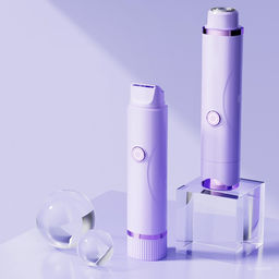 Триммер LTRI-26, женский, 2 насадки, от АКБ, сиреневый