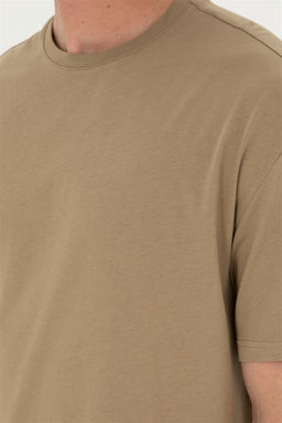 Футболка U.S. Polo Assn цвета хаки из хлопка  фото 14