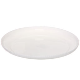 Тарелка "White magic" 25*2,5см стеклокерамика Полоса