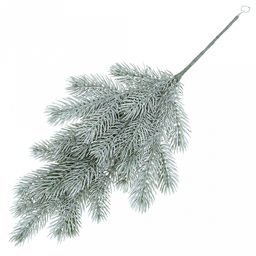 Декоративная гирлянда Сосна 60см, пластик, зеленый патина (Россия)