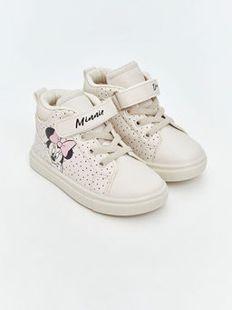 Minnie Mouse Bask?l? K?z Bebek Spor Ayakkab?
