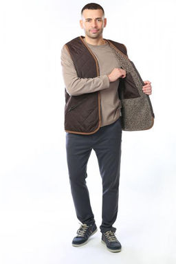 Жилет арт.1184221-0902 РОНГ коричневый - Altro фото 2