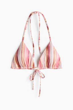 Top de bikini triangular con relleno