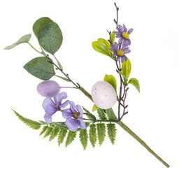 Ветка искусственная Пасхальная, L19 W6 H32,5 см, 4в. - Remeco фото 2