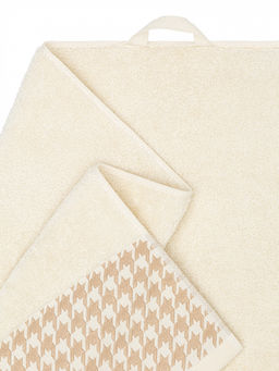 Полотенце для тела 70x130 молочный махровая ткань