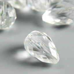 Цена за 2 шт. Бусины для творчества пластик «Кристалл-капля», набор 20 г 2×1.3×1.3 см