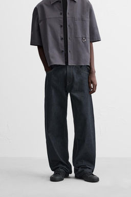 EMBROIDERED BAGGY FIT JEANS - Zara фото 4